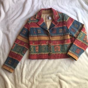 Painted Pony ~Rare~Vintage boho southwest blazer